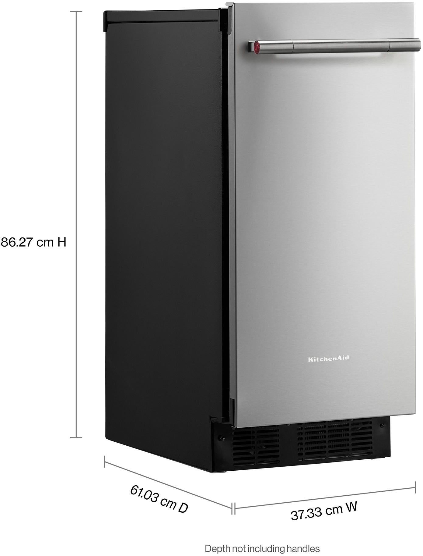 KJです。 KitchenAid KUIX515SPS 15 Inch Automatic Clear Ice Maker