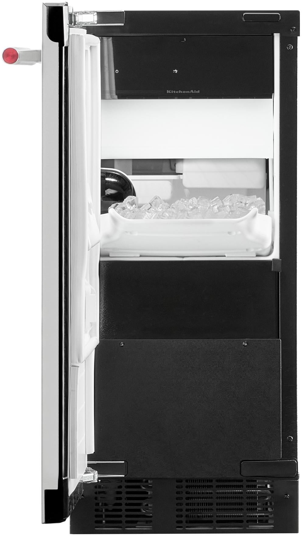 KitchenAid KUIX315SPS 15 Inch Built-In Undercounter Clear Ice