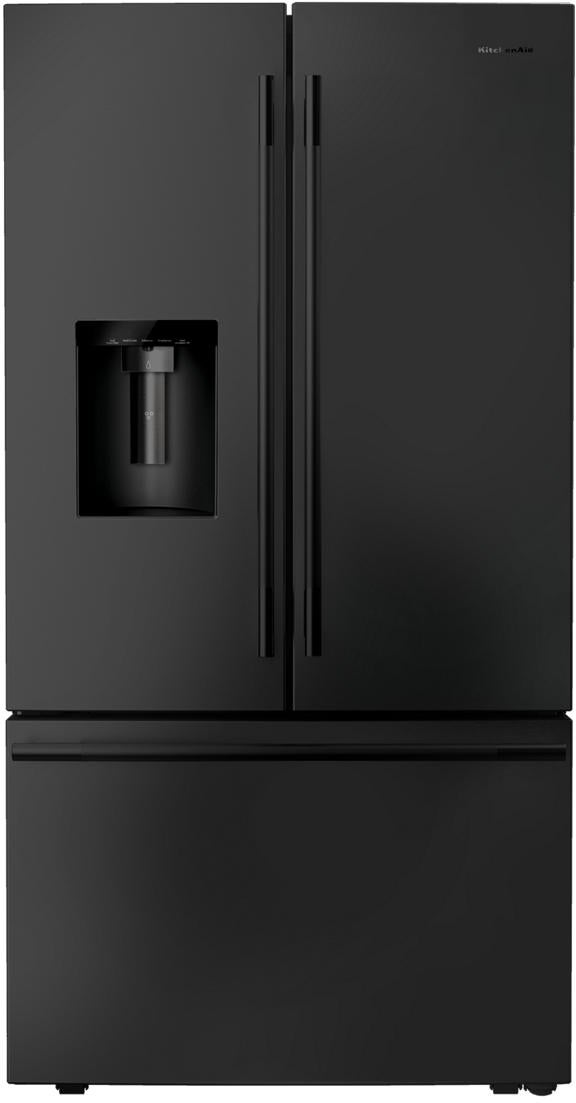 KitchenAid KRFF436SBE 30 cu. ft. French Door Refrigerator Black