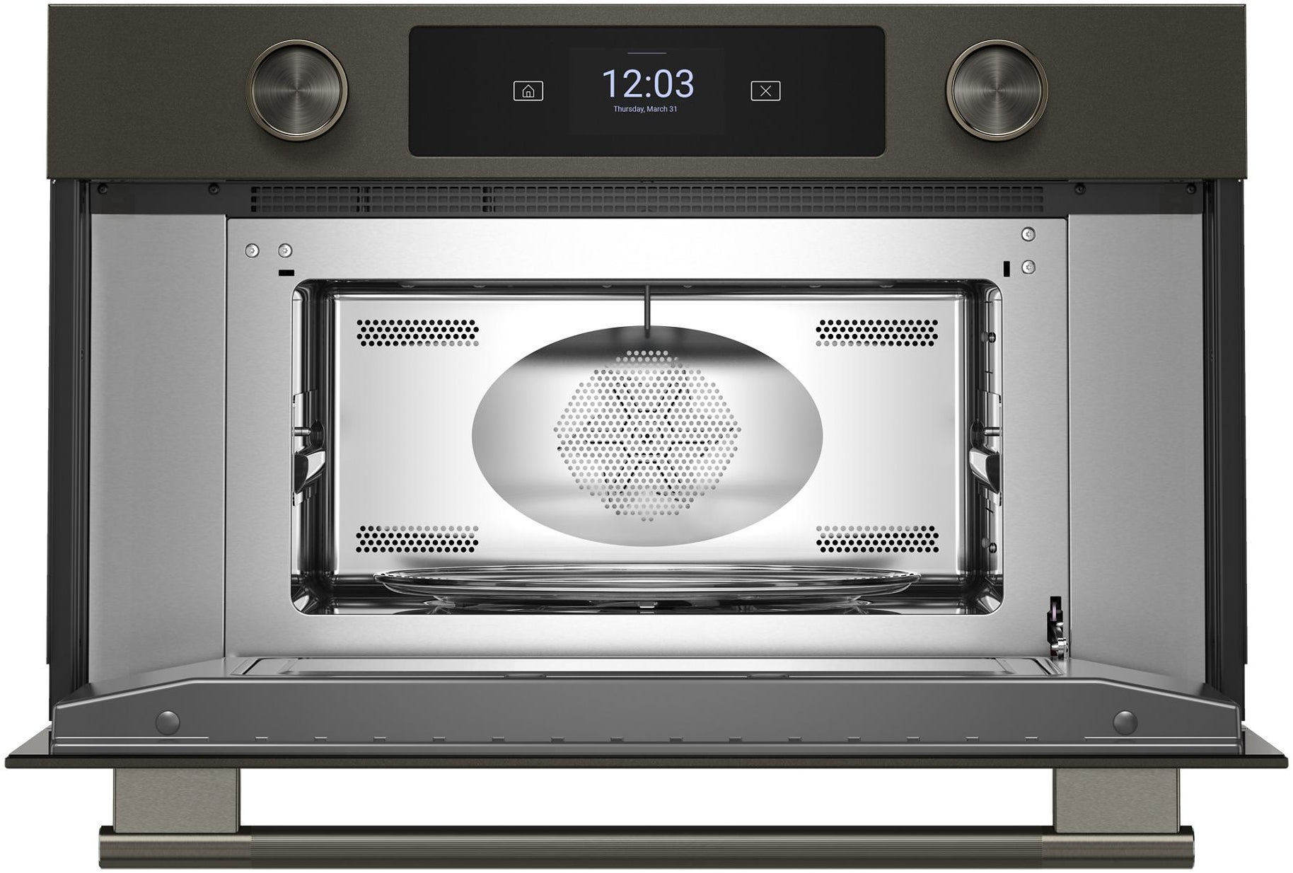 KitchenAid KMBS730SBE 30 Inch Built-In Microwave Oven Black Ore