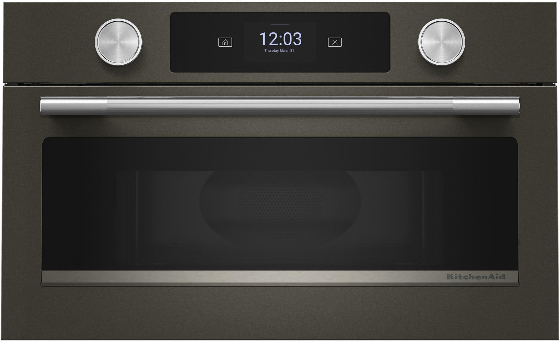 KitchenAid KMBS730SBE 30 Inch Built-In Smart Microwave Black Ore