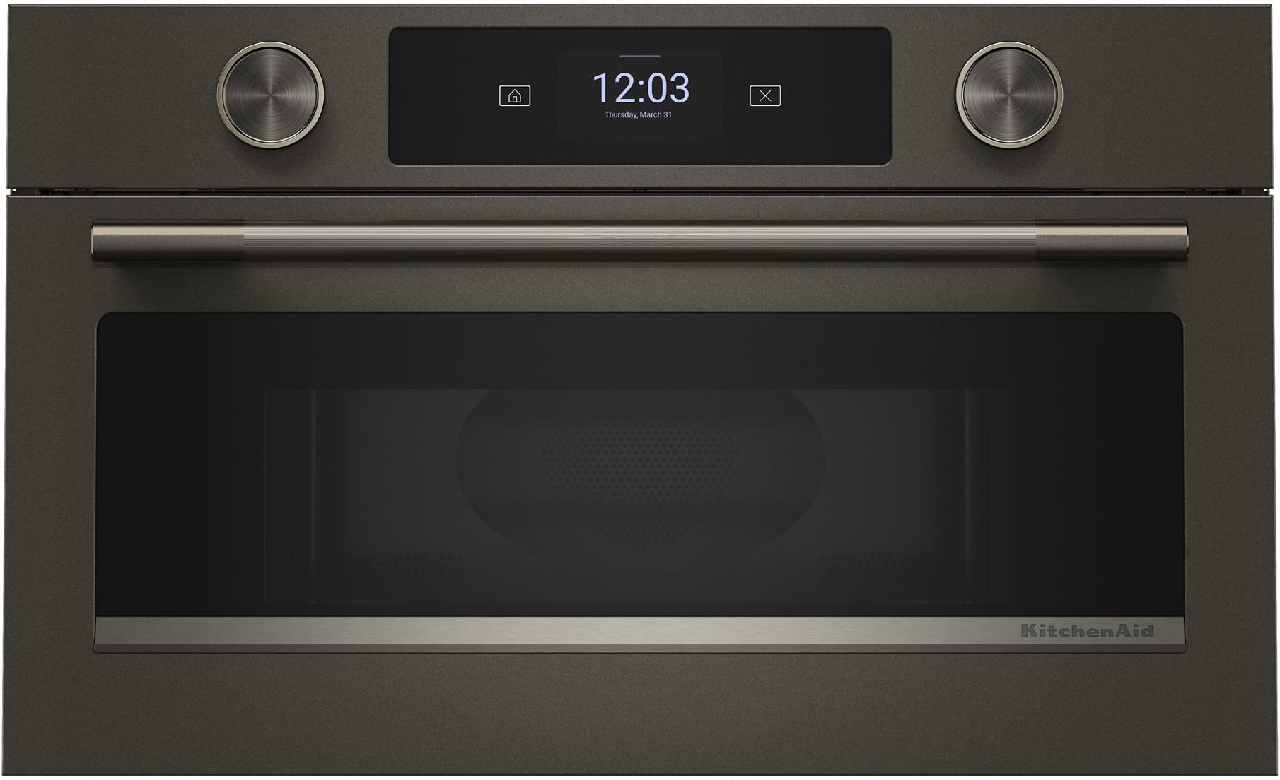 microwave ドレス KitchenAid KMBS730SBE 30 Inch Built-In Smart Microwave Black Ore