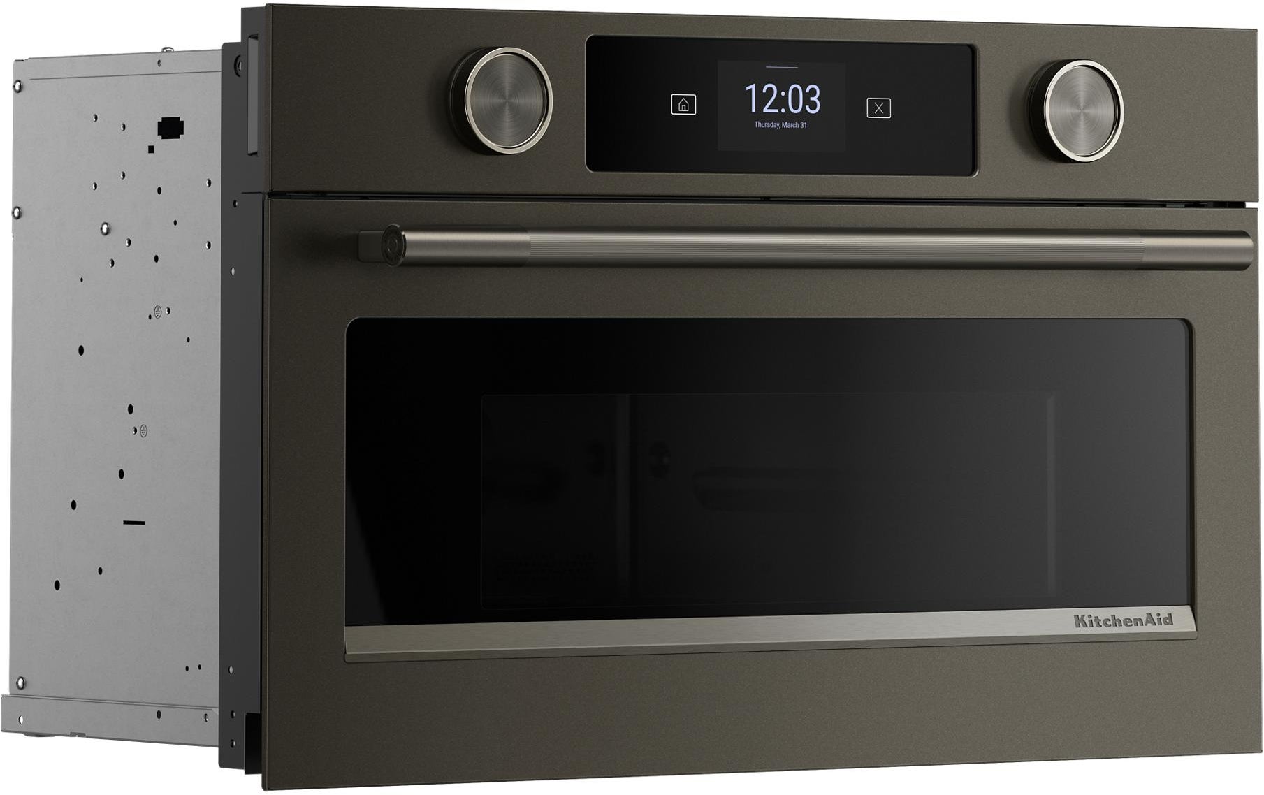 KitchenAid KMBS730SBE 30 Inch Built-In Microwave Oven Black Ore