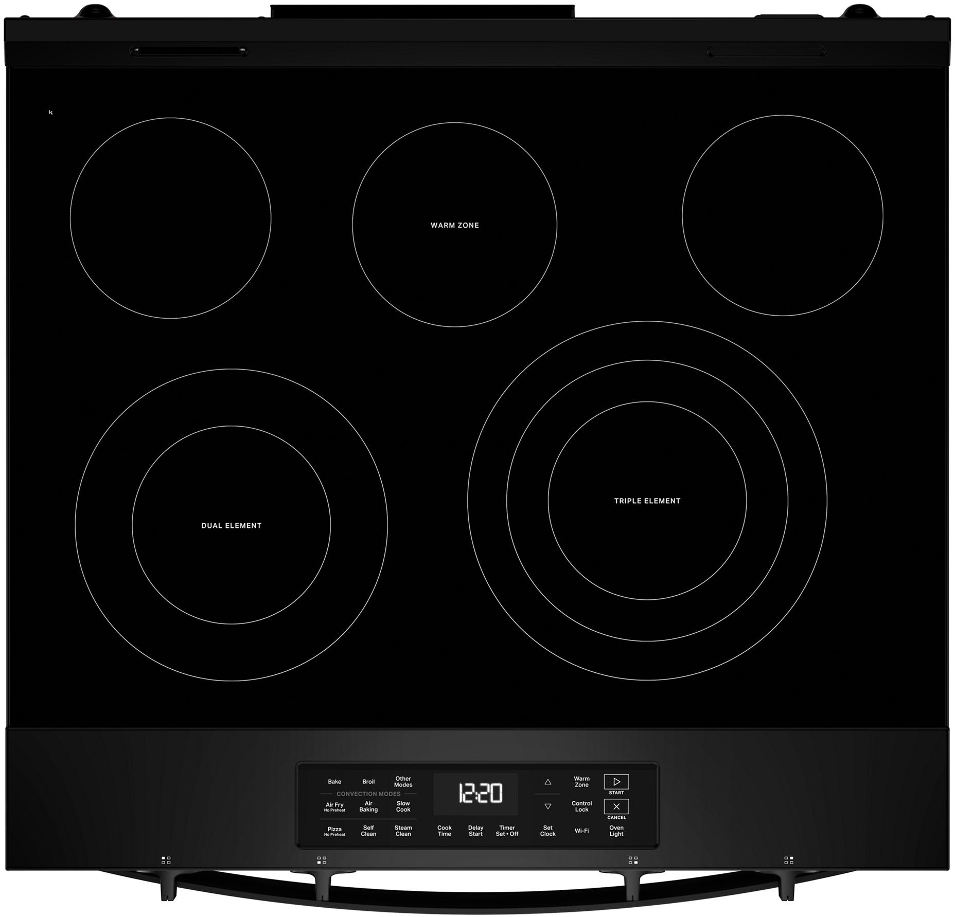 Whirlpool WSES5030SB Electric Smart Range - Thumbnail 4