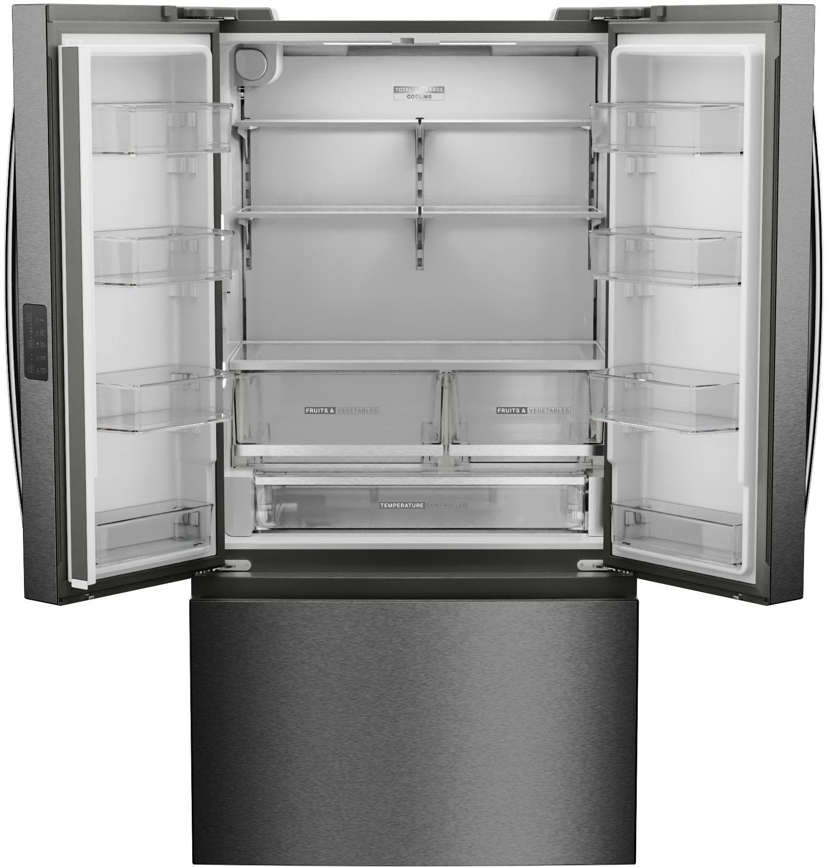 Whirlpool WRFC3036RV Fingerprint-Resistant Black Stainless Steel