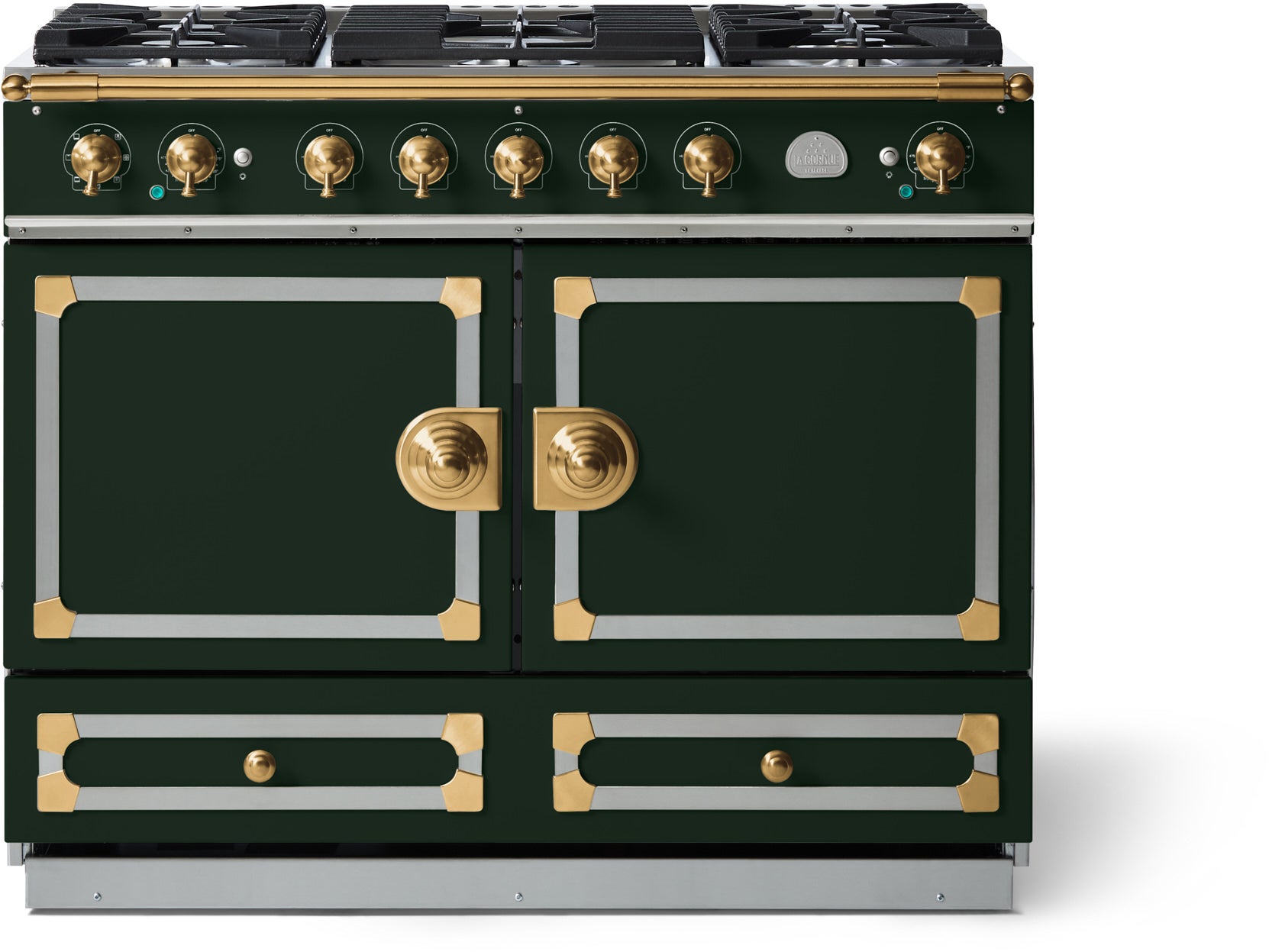 La Cornue C1MLGB 43 Inch Freestanding Dual Fuel Range Green