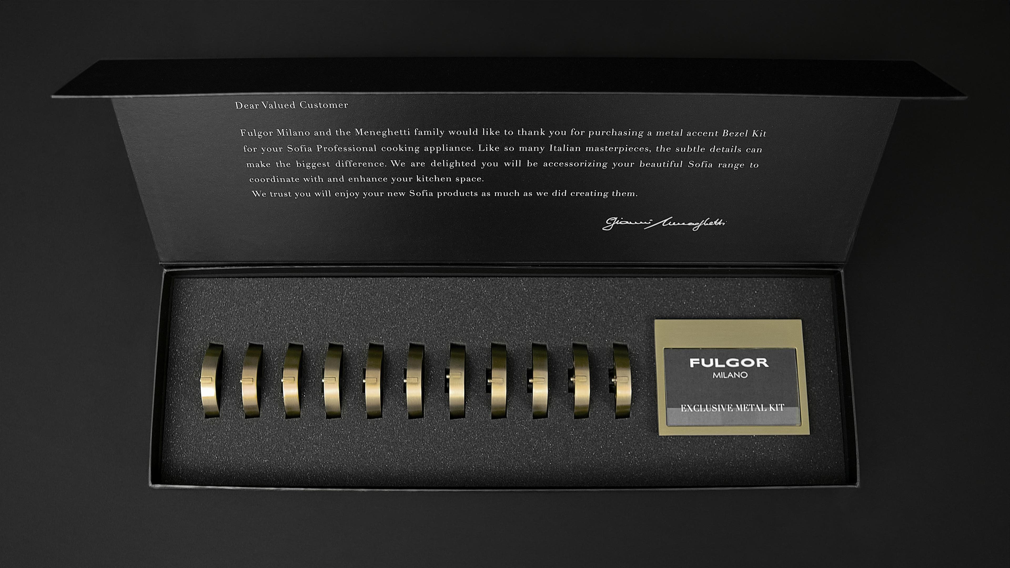 Fulgor Milano FMSBEZKIT11BR Brushed Brass