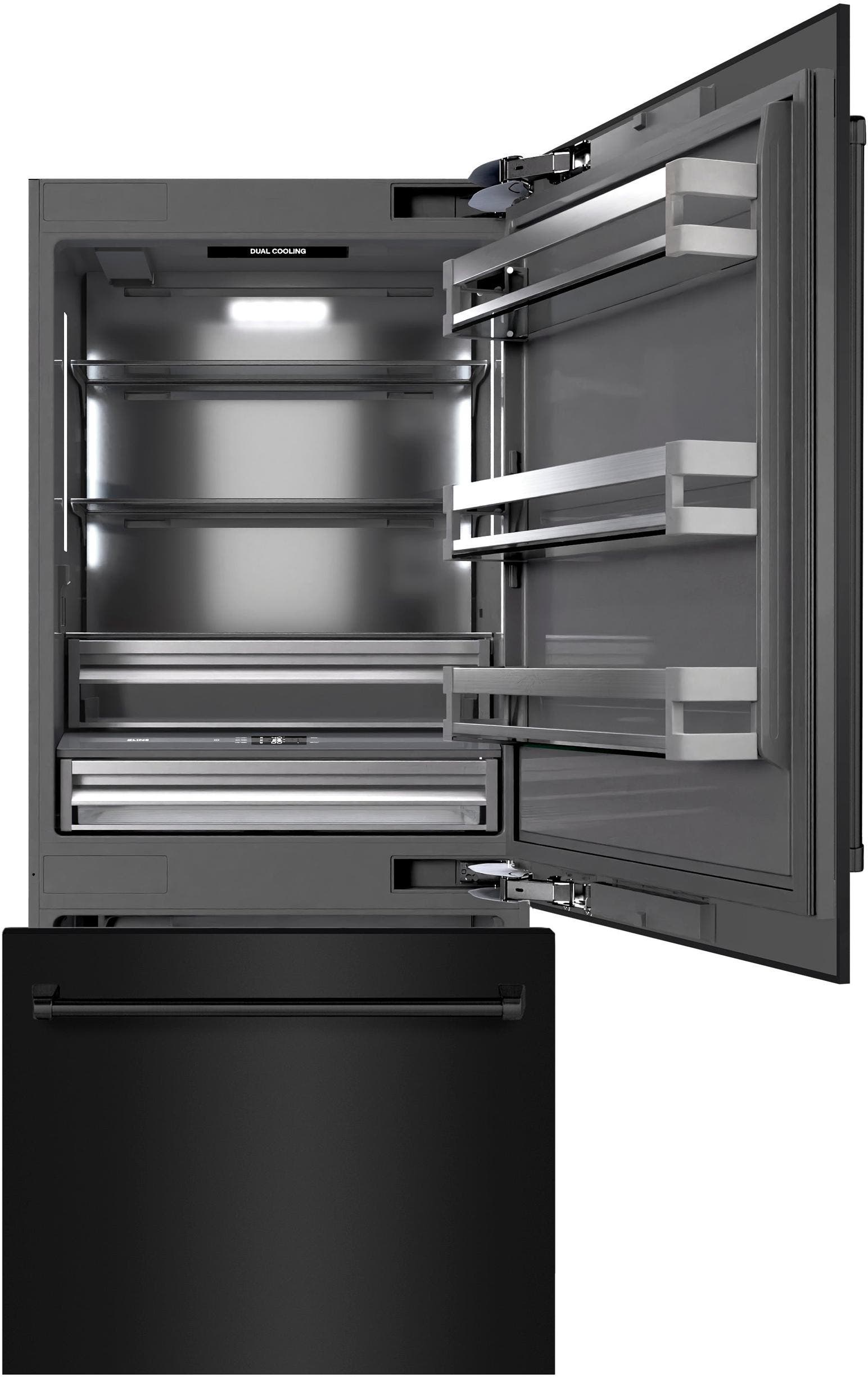 Black Stainless Steel With Graphite Gray Interior