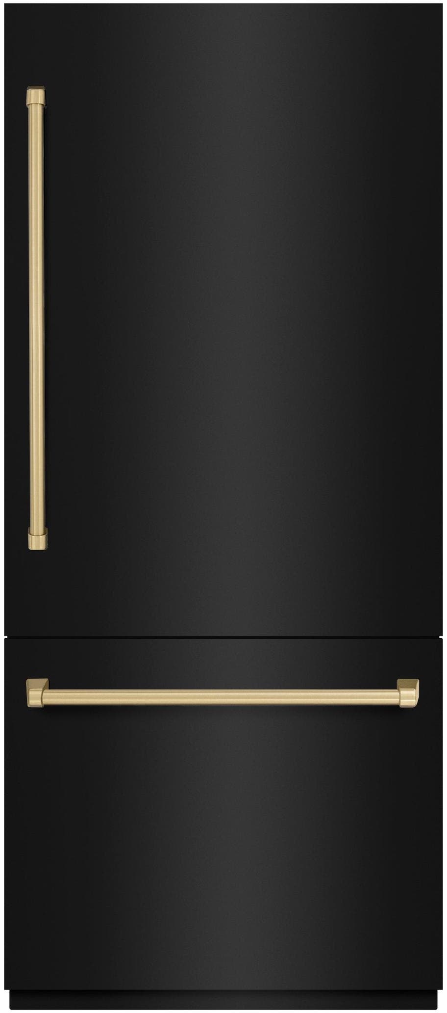 Black Stainless Steel With Champagne Bronze Accents