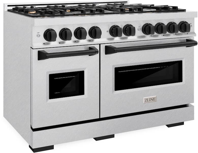 Satin Stainless Steel And Matte Black Accents