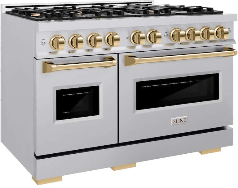 Stainless Steel And Polished Gold Accents