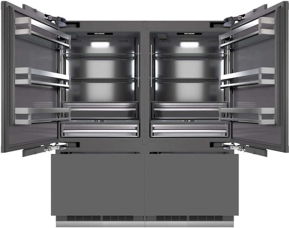 Zline GRBITZ72MB Autograph Edition 72 Inch 39.6 Cu. Ft. French