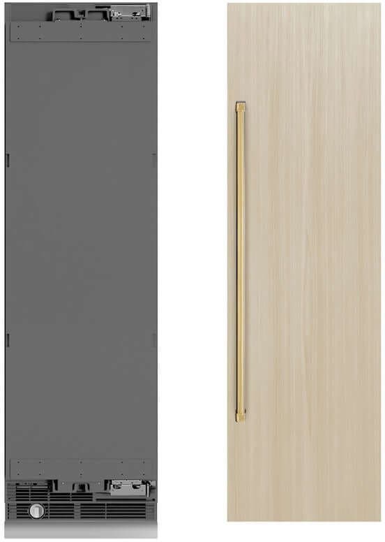 Zline RBCRVZ24G Panel Ready With Polished Gold Handle