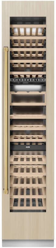 Zline RBCWVRZ18G Panel Ready With Polished Gold Accents, Right Hing...