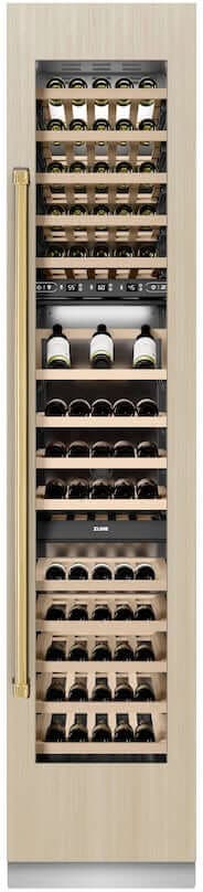 Zline RBCWVRZ18G Panel Ready With Polished Gold Accents, Right Hing...