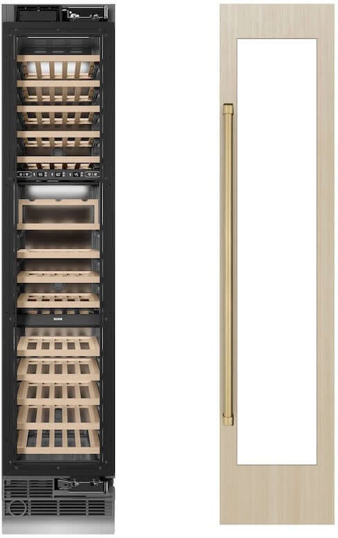Zline RBCWVRZ18CB Panel Ready With Champagne Bronze Accents, Right H...