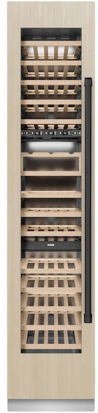 Zline RBCWVLZ18MB Panel Ready With Matte Black Accents, Left Hinge