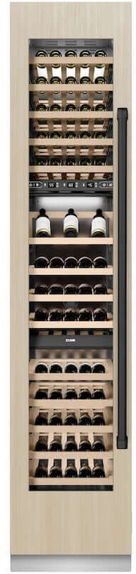 Zline RBCWVLZ18MB Panel Ready With Matte Black Accents, Left Hinge