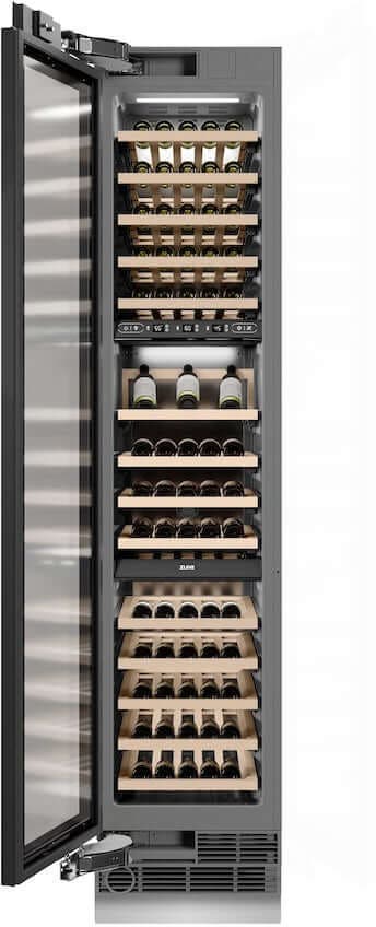 Zline RBCWVLZ18MB Panel Ready With Matte Black Accents, Left Hinge