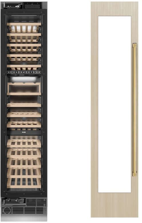 Zline RBCWVLZ18G Panel Ready With Polished Gold Accents, Left Hinge