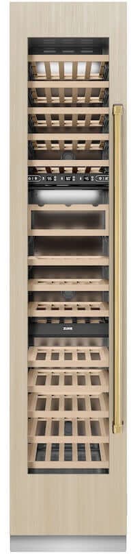 Zline RBCWVLZ18G Panel Ready With Polished Gold Accents, Left Hinge