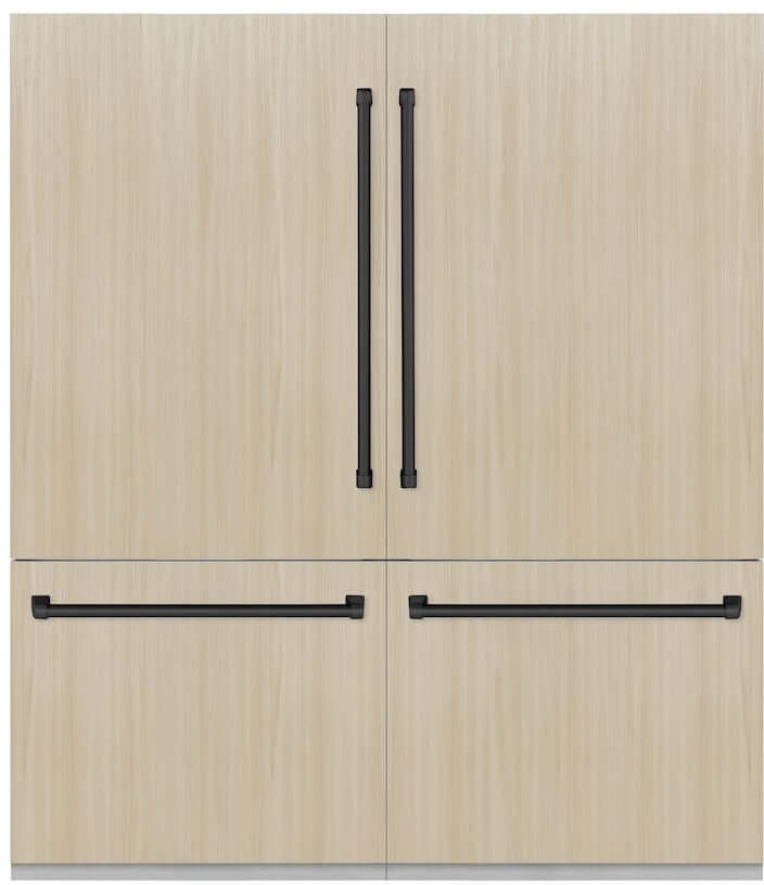 Zline GRBITZ72MB Panel Ready With Matte Black Accents, Graphite Gra...