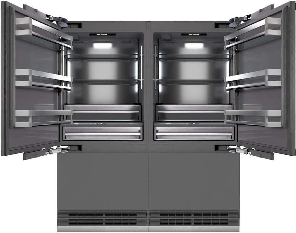 Zline GRBITZ72MB Autograph Edition 72 Inch 39.6 Cu. Ft. French