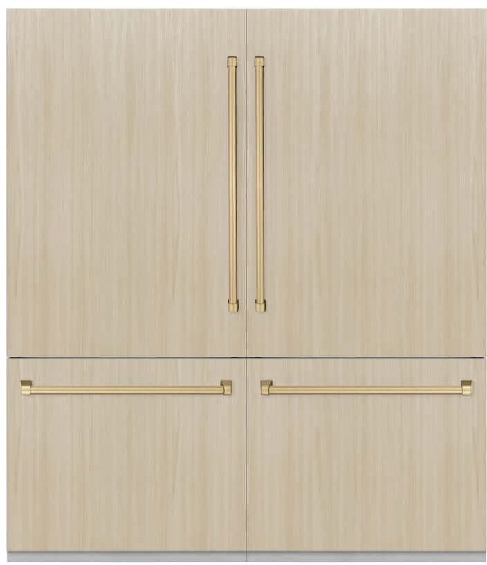 Zline GRBITZ72CB Panel Ready With Champagne Bronze Accents, Graphit...
