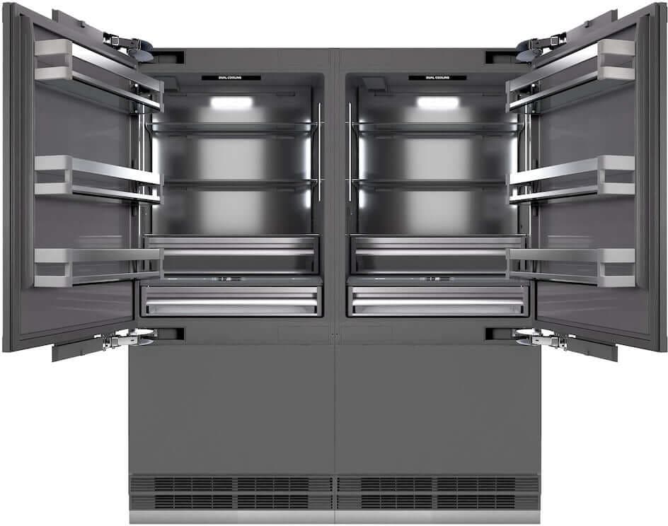 Zline GRBITZ72CB Panel Ready With Champagne Bronze Accents, Graphit...