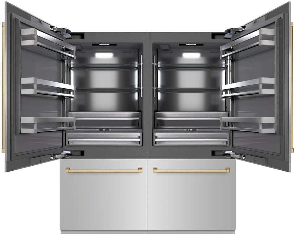 Zline GRBITZ30472CB Stainless Steel With Champagne Bronze Accents, Gra...