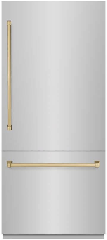 Zline GRBITZ30436CB Stainless Steel With Champagne Bronze Accents, Gra...
