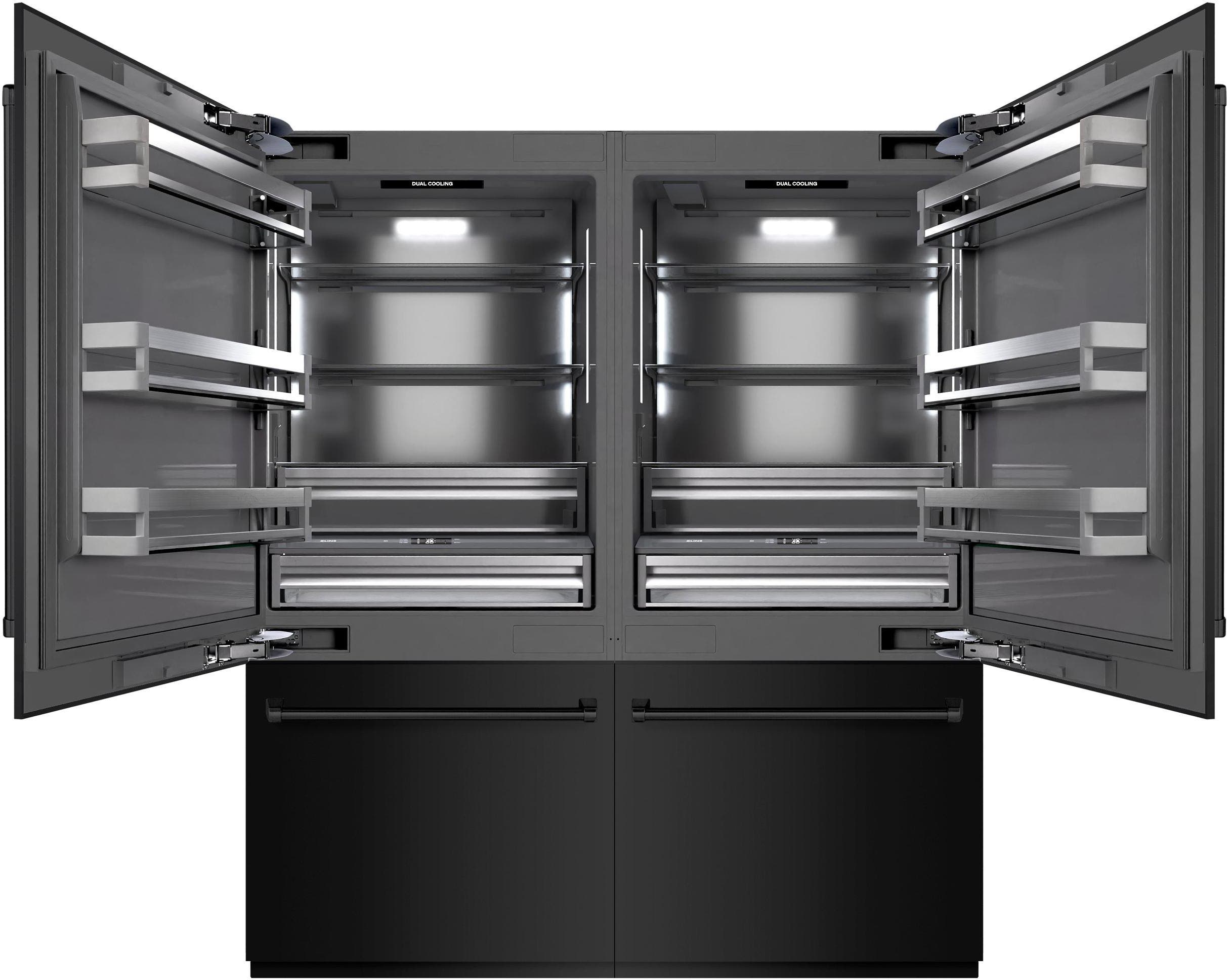 Zline GRBITBS72 Black Stainless Steel With Graphite Grey Interior