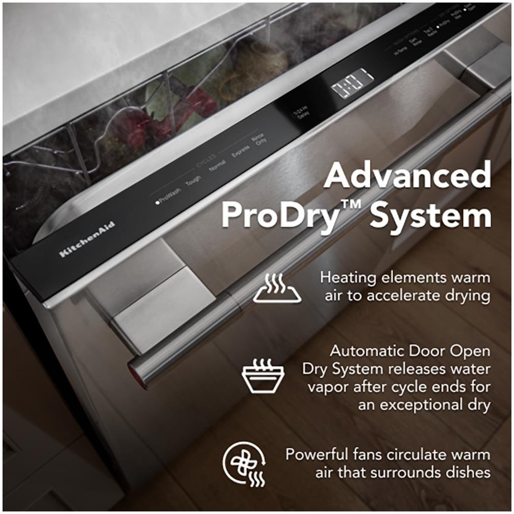 KitchenAid KDTS724SPS 24 Inch Built-In Dishwasher PrintShield