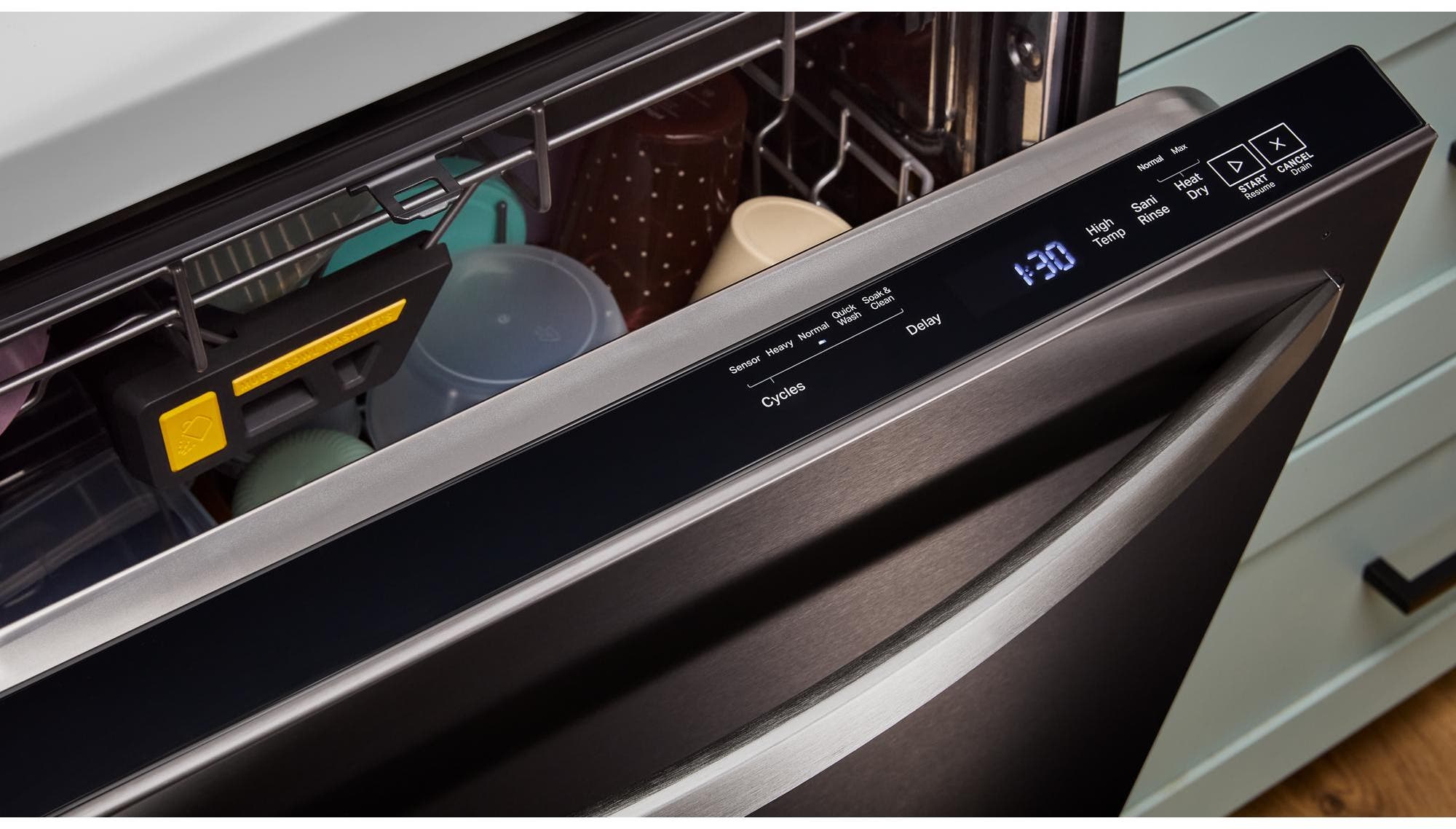 Whirlpool WDTS8024SV Fingerprint-Resistant Black Stainless Steel
