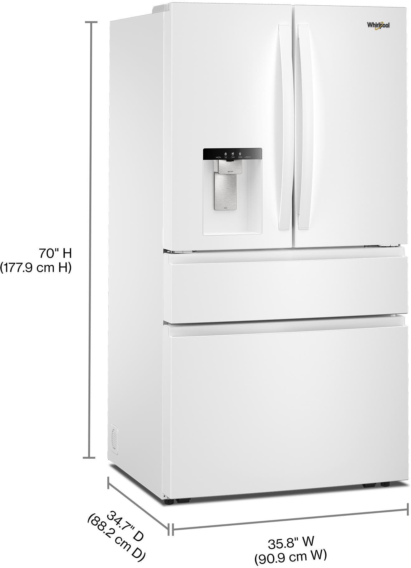 Whirlpool WRMF3636SW White