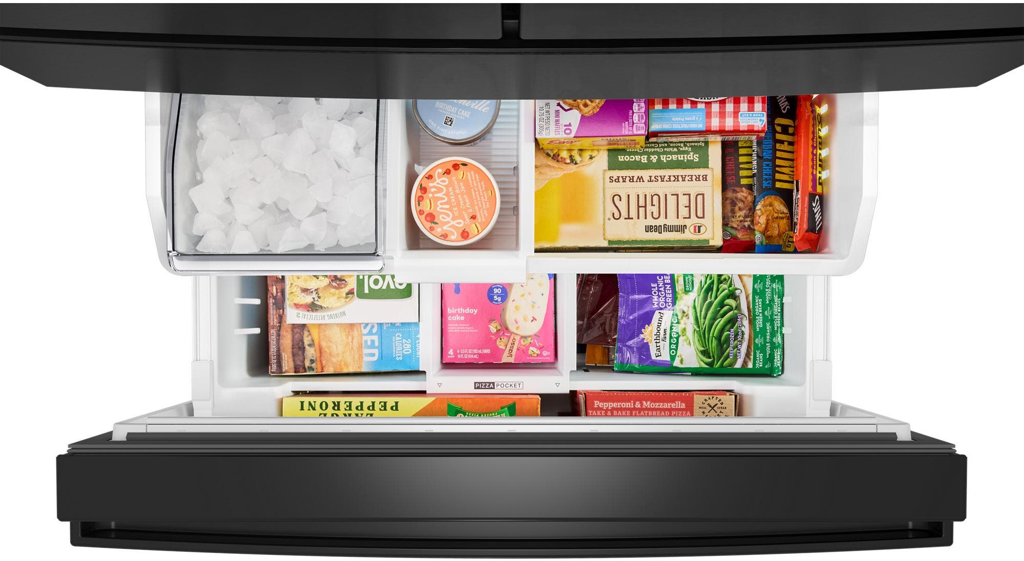 Whirlpool WRMF3336SV Fingerprint-Resistant Black Stainless Steel