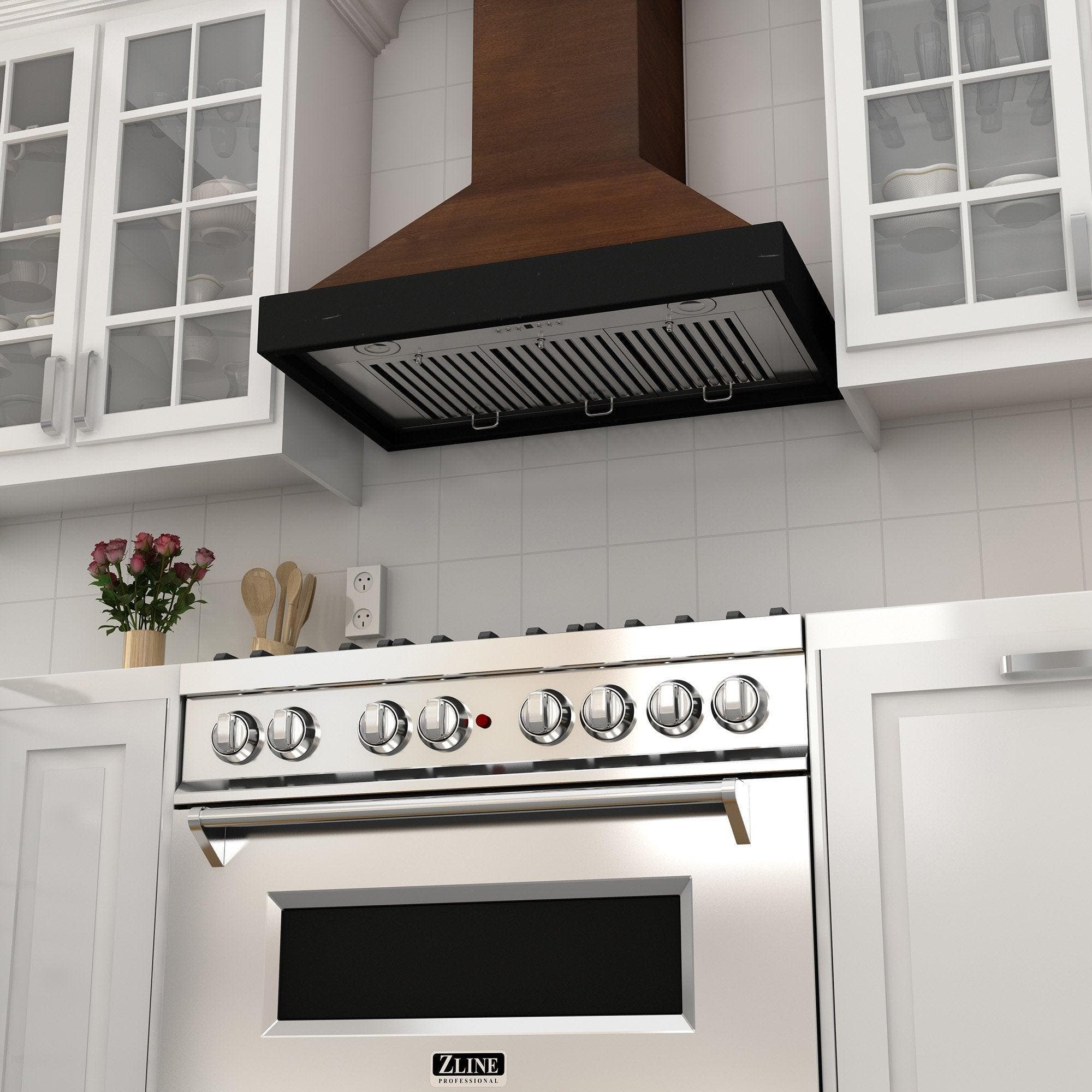 Zline KBARRD48 Walnut/Antigua, 48 Inch