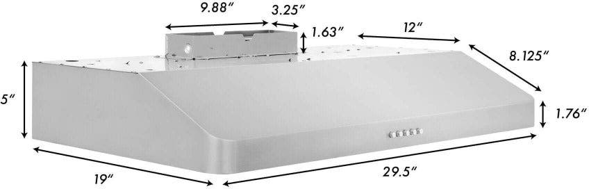 Zline 61730 Stainless Steel