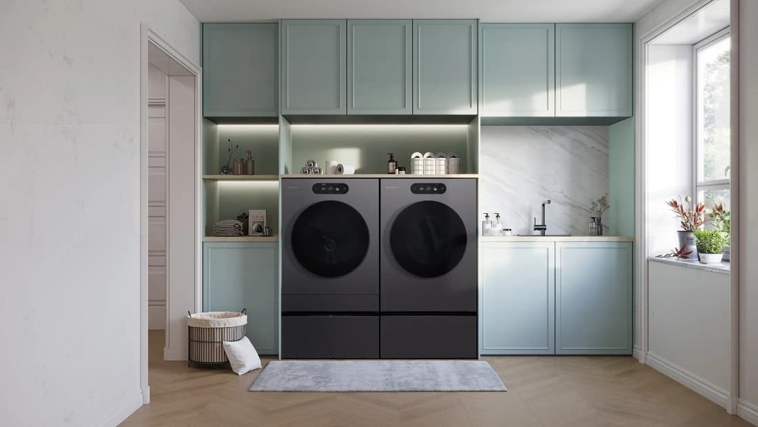 LG WDP8B Brushed Black Steel