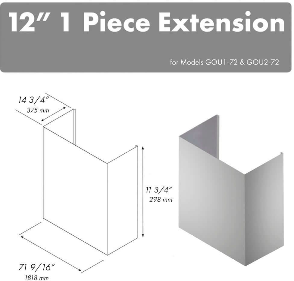 Zline 1PEXTGOU4836 48 Inch