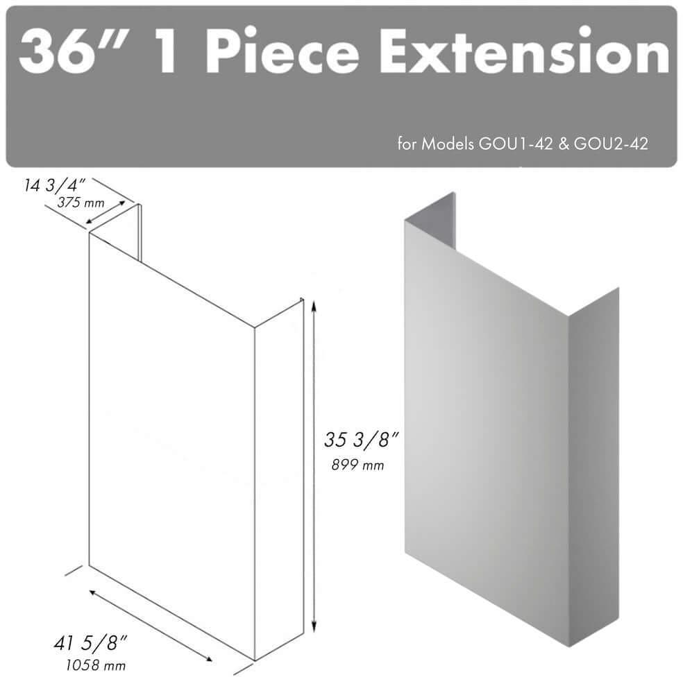 Zline 1PEXTGOU4836 48 Inch