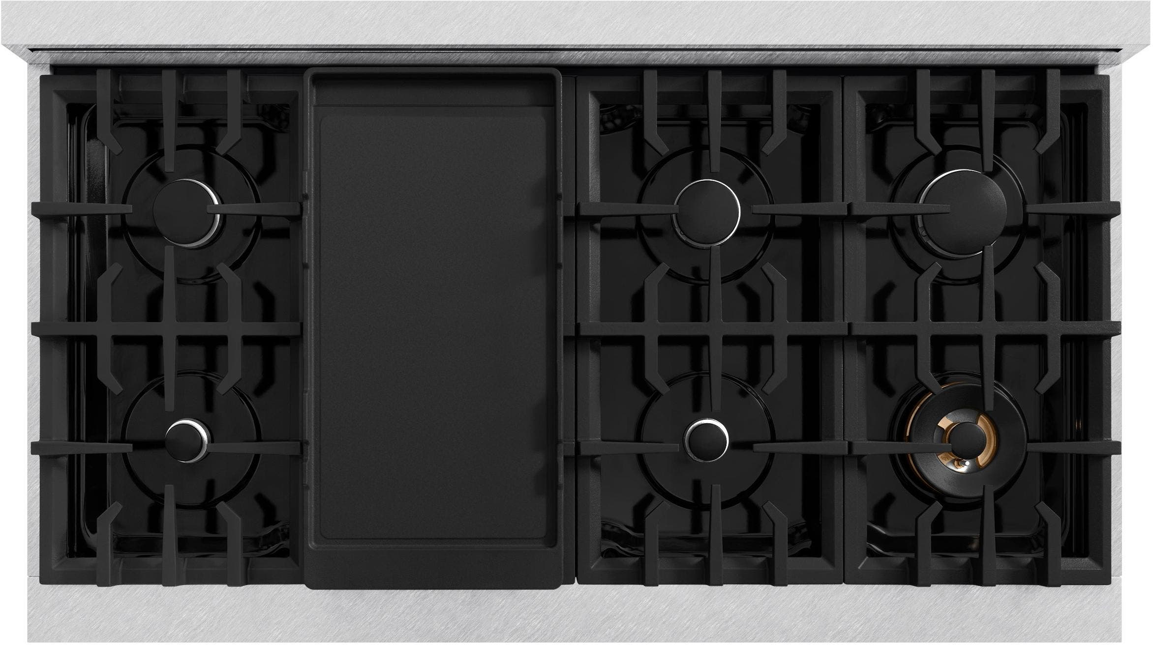 Zline CDRSBLM48 Satin Stainless Steel With Black Matte Doors