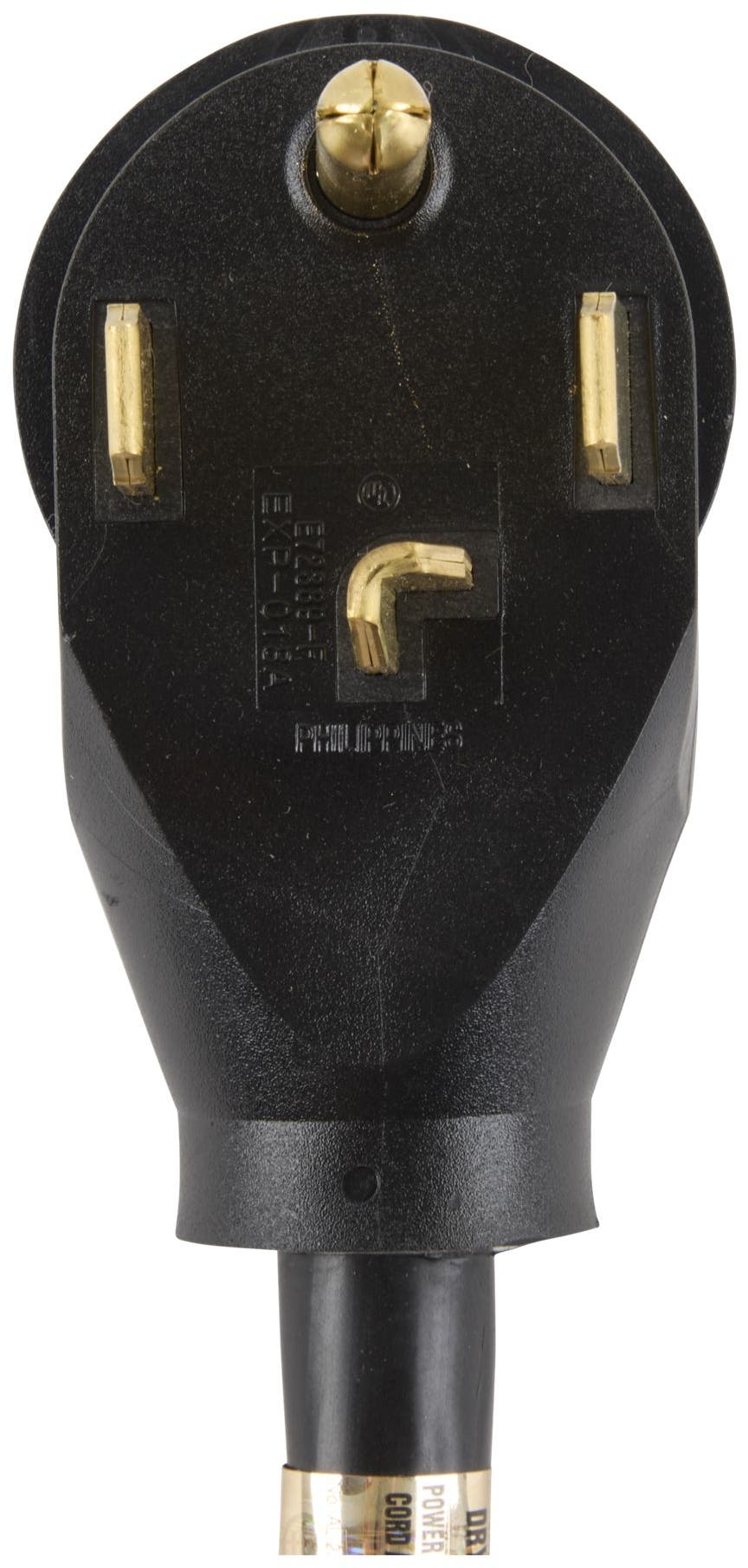 Whirlpool PT400L 4 ft. 30 Amp 4-Prong Dryer Cord