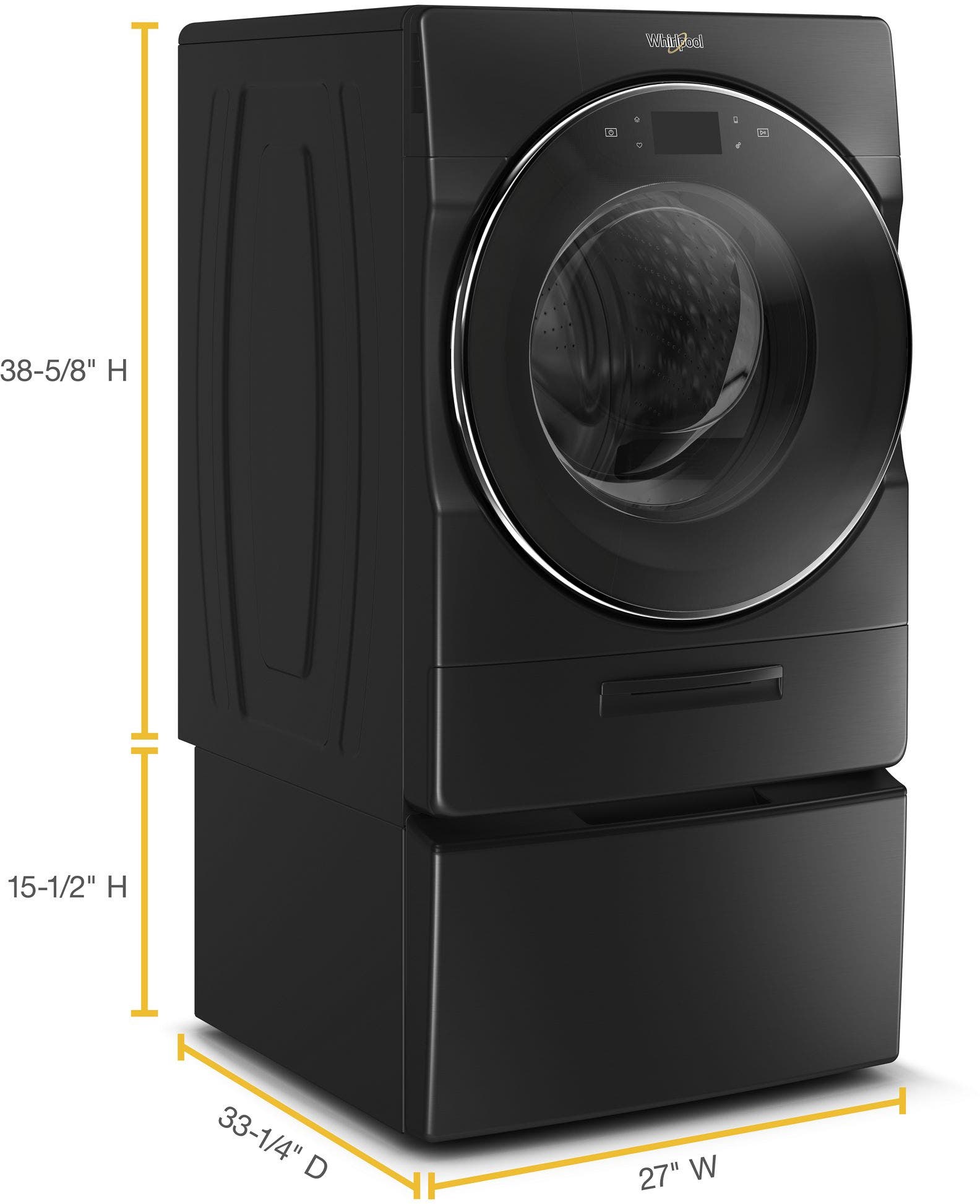 Whirlpool WFP2715HBK Black