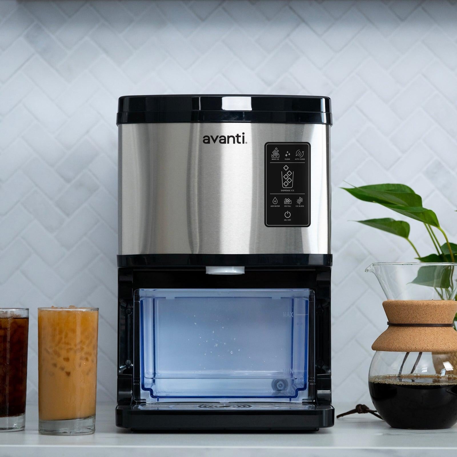 Avanti NIMDTS3326SIS 33lb Nugget Ice Dispenser, G2: Stainless