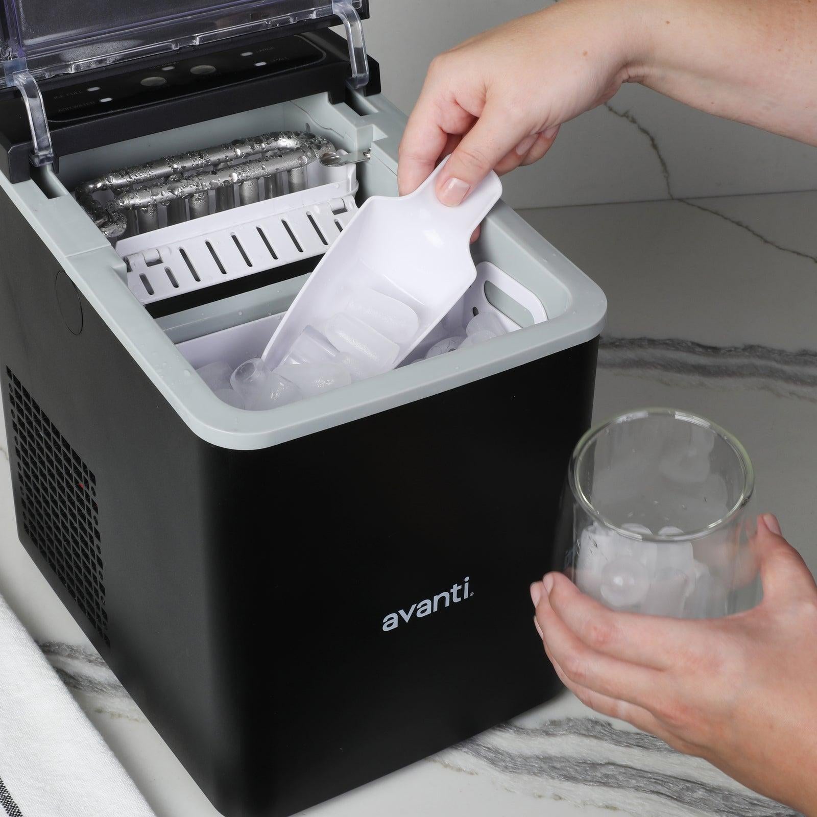 Avanti AVIM2625BK Avanti Mighty Ice 26lb Ice Maker, | Plesser's