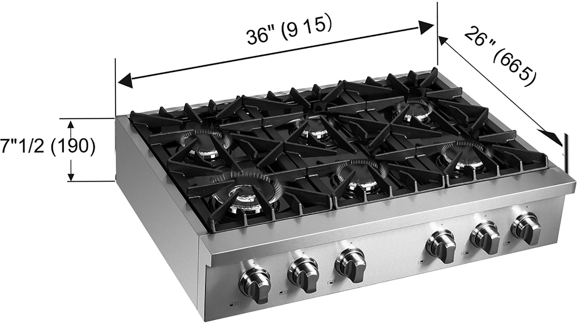 Forno FCTGS573736 Stainless Steel