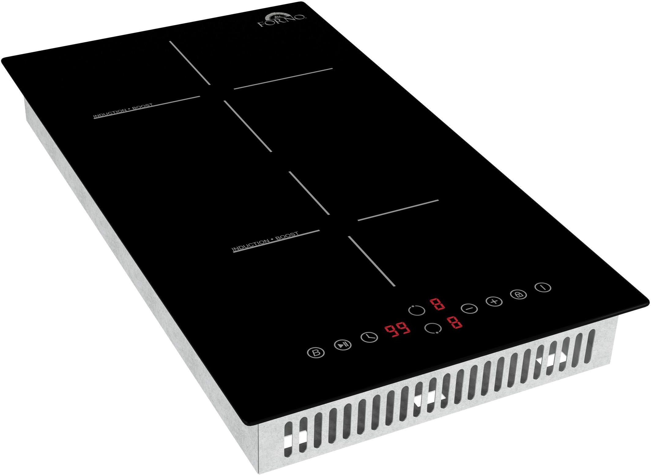 Forno FCTIN058312 Parco Series 12 Inch Induction Cooktop, 2 Zones
