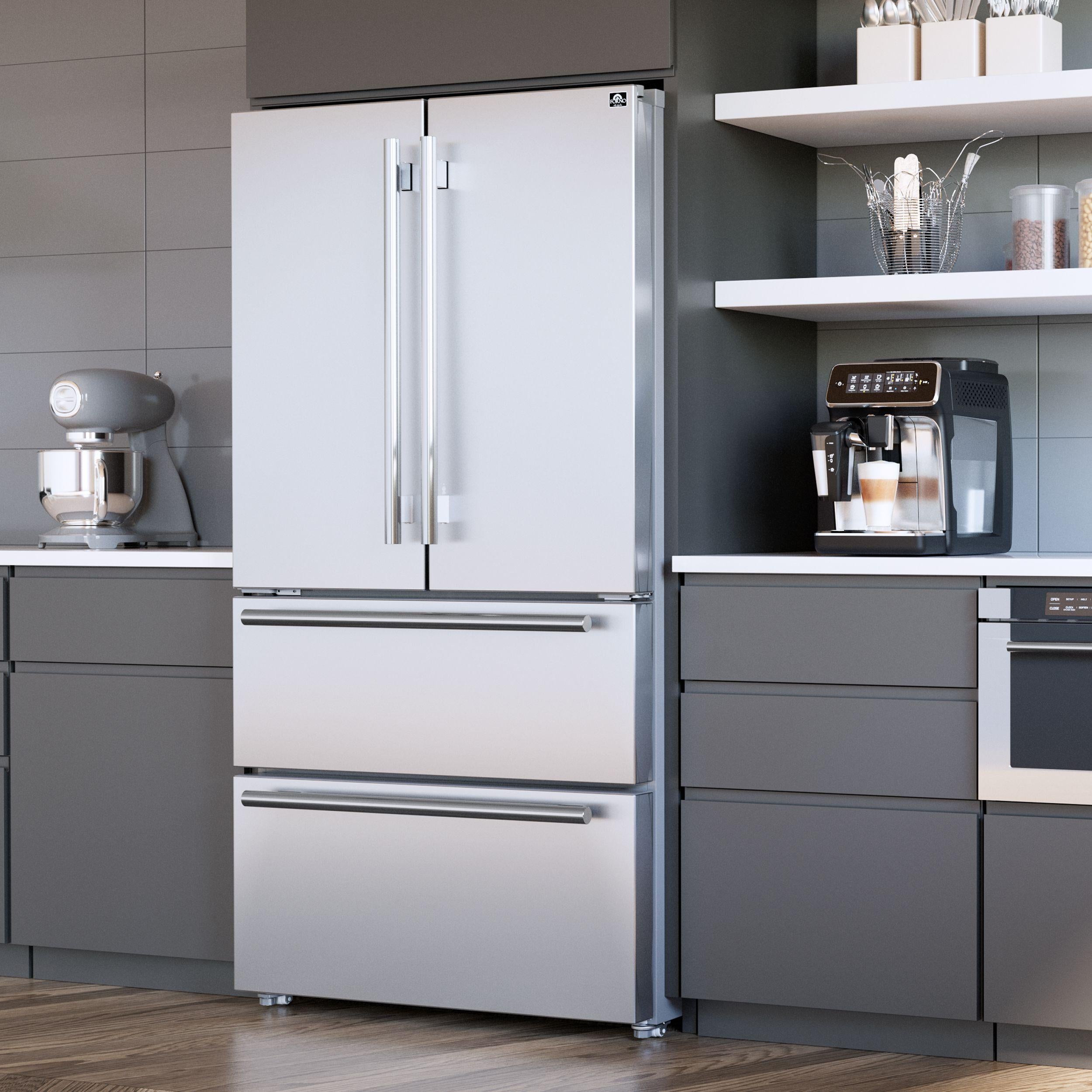 Forno FFRBI182036S French Door Refrigerator - Thumbnail 3