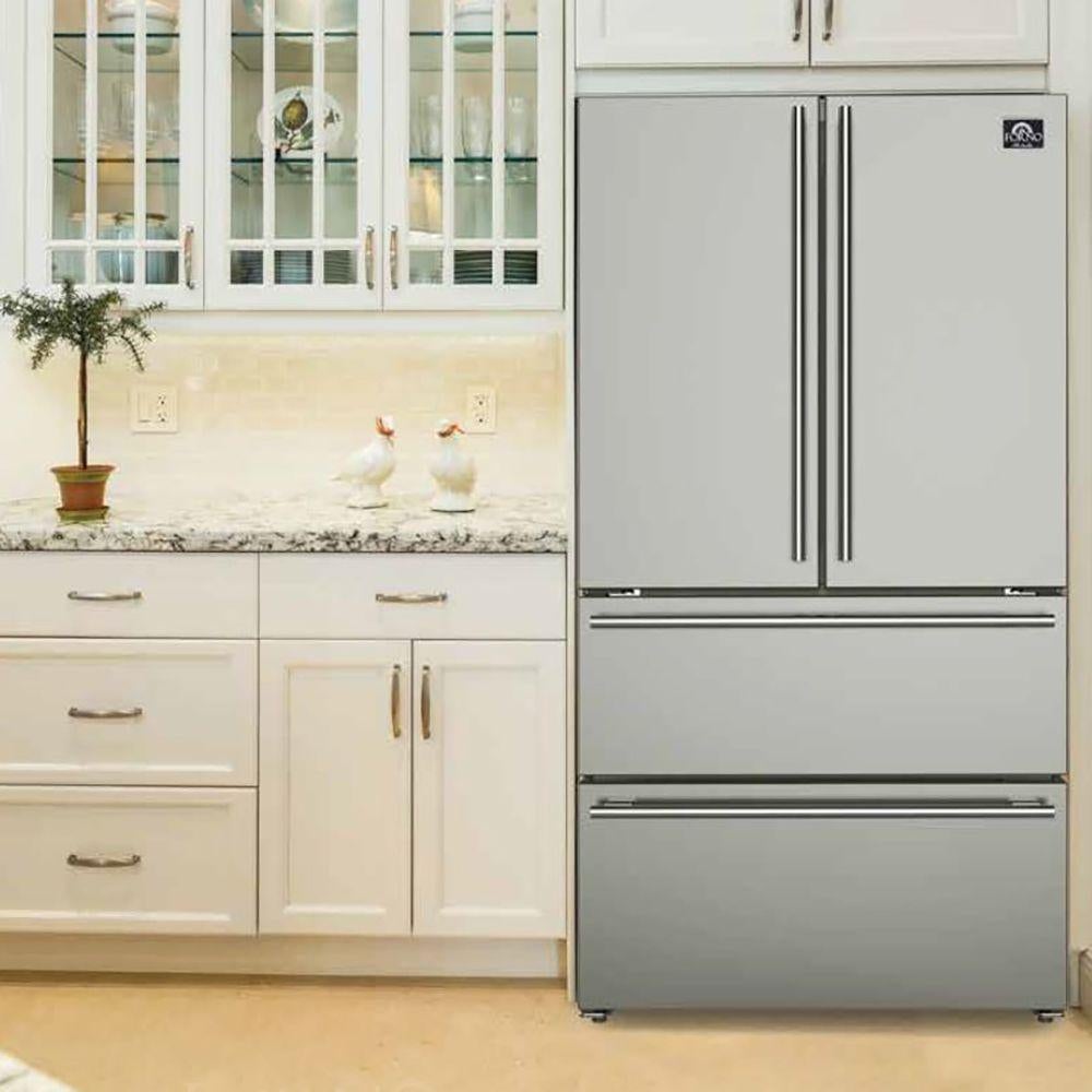 Forno FFRBI182036S French Door Refrigerator - Thumbnail 5